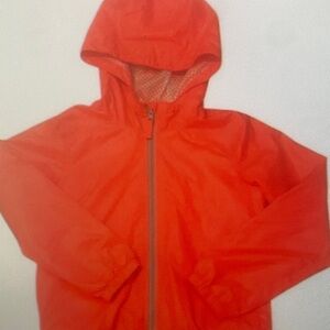 Bright Orange Hooded Jacket